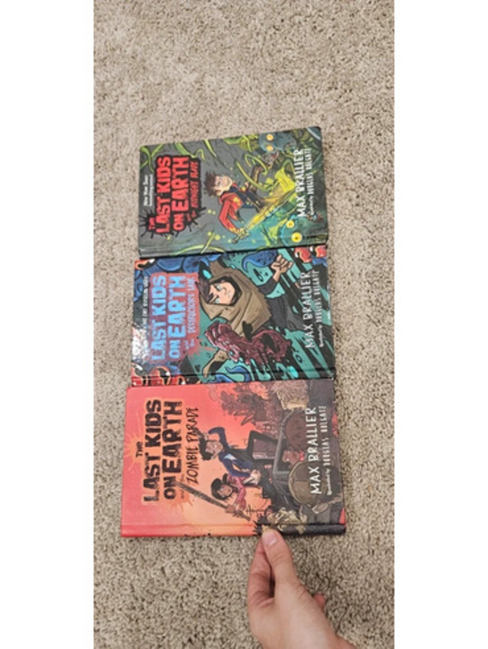 The Last Kids on Earth Hardcover Book Lot of 3 – Max Brallier Scholastic